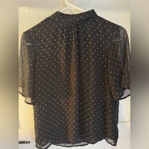 H&M Butterfly Sleeve Blouse